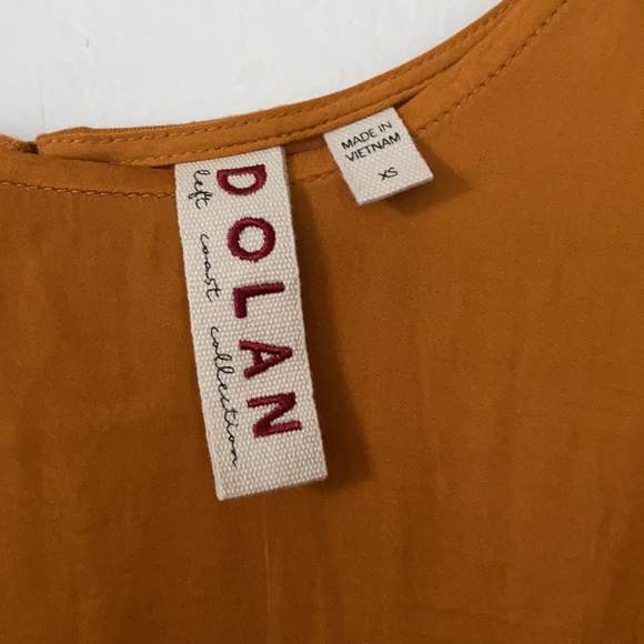 NWT Anthropologie Dolan left coast saffron top - Picture 5 of 8
